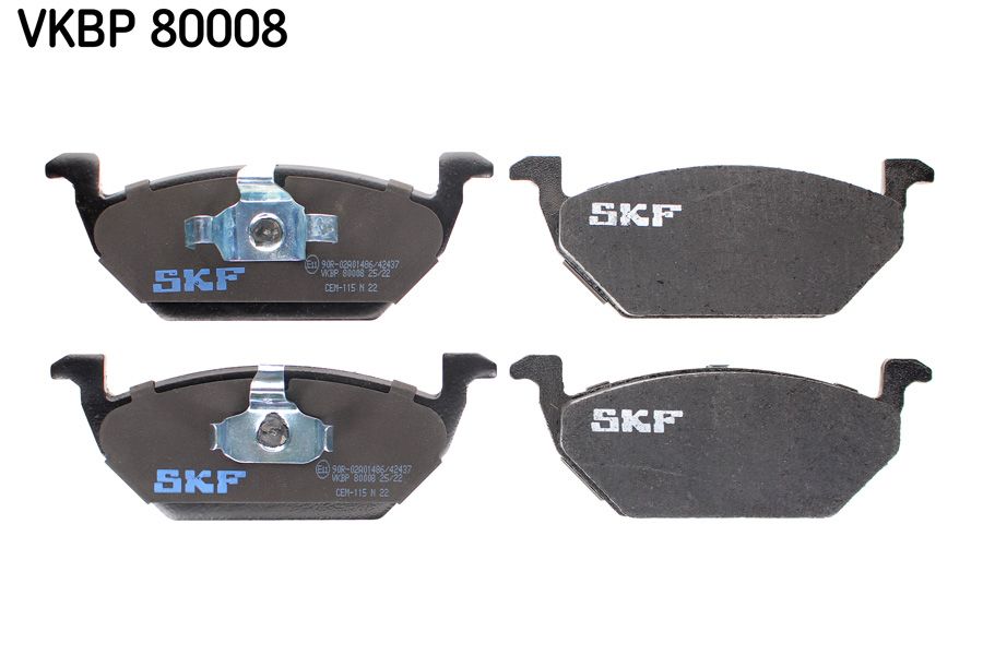 Obrázok Sada brzdových platničiek kotúčovej brzdy SKF  VKBP80008